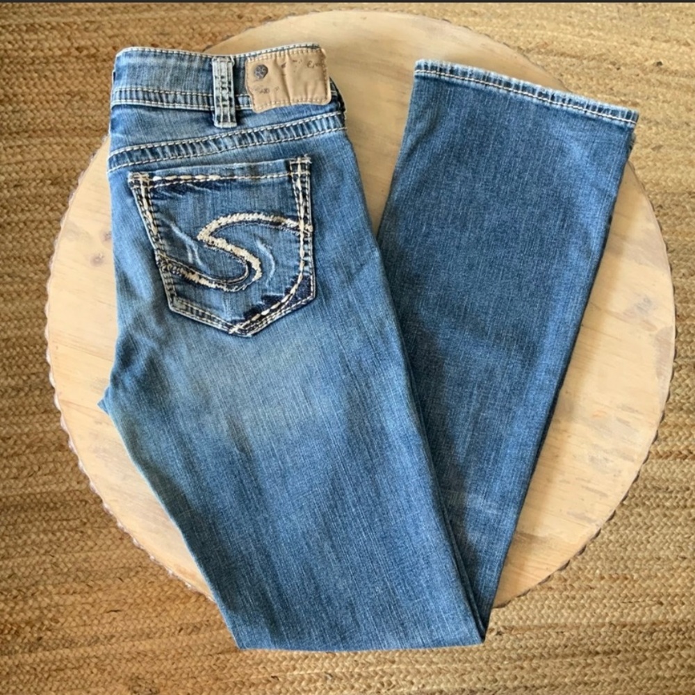 Silver suki mid slim boot jeans as 30/33